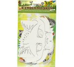 Masques pour enfants 'Animaux de la forêt', blanc