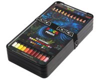 Crayons de couleur PENCIL KPE200, étui de 36