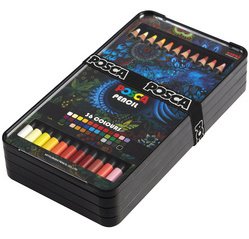Crayons de couleur PENCIL KPE200, étui de 36