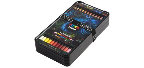 Crayons de couleur PENCIL KPE200, étui de 36