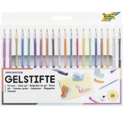 Stylo gel SUPER SELECTION, étui de 20