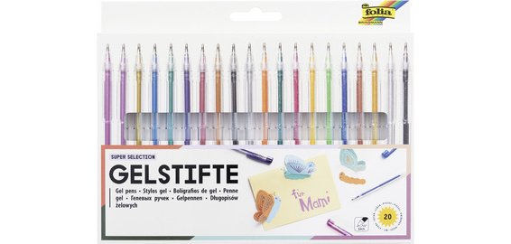 Stylo gel SUPER SELECTION, étui de 20