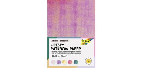 Papier irisé, 75 g/m2, 230 x 330 mm, 10 feuilles