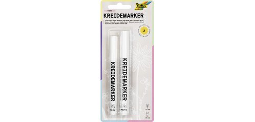Chalk marker, set of 2, white