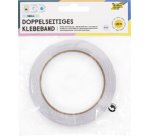 Ruban adhésif double face, 5 mm x 18 m, transparent