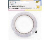 Ruban adhésif double face, 10 mm x 18 m, transparent