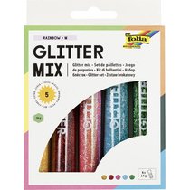 Set de paillettes 'Rainbow', 5 tubes de 14 g