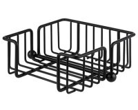 Servettenhouder Urban in zwart metaal