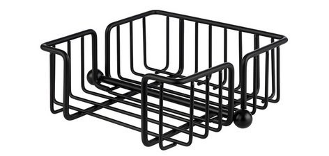 Support pour serviettes URBAN, métal, noir