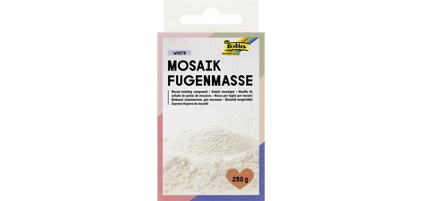 Mastic pour mosaïque, 250 g, blanc