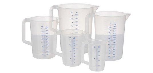 Pichet mesureur, 1,0 litre, transparent