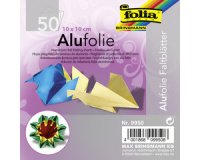 Feuille à plier en aluminium, 200 x 200 mm, assorti