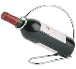 Porte-bouteille, pour 1 bouteille, acier inoxydable