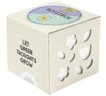 Bloc cube avec boîtier 'Recycling', 95 x 95 x 90 mm