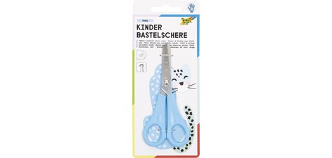 Ciseaux de bricolage pour enfants, rond, L: env.135 mm