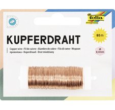 Fil d', 0,3 mm x 80 m, en cuivre, é