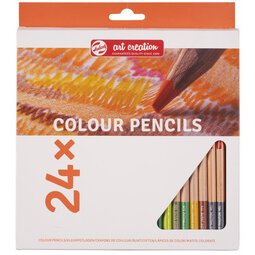 ROYAL TALENS Crayons de couleur Art Creation, rond, étui x24