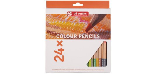 ROYAL TALENS Crayons de couleur Art Creation, rond, étui x24