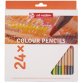 ROYAL TALENS Crayons de couleur Art Creation, rond, étui x24