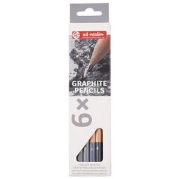 ROYAL Crayons graphite Art Creation, rond, étui de 6