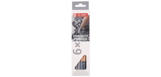 ROYAL Crayons graphite Art Creation, rond, étui de 6