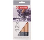 ROYAL Crayons graphite Art Creation, rond, étui de 12