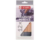 ROYAL Crayons graphite Art Creation, rond, étui de 12