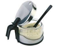 Distributeur à parmesan ECONOMIC, verre/acier inoxydable
