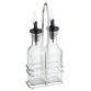 Tafelset olie & azijn glas/inox