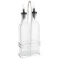 Tafelset olie & azijn glas/inox