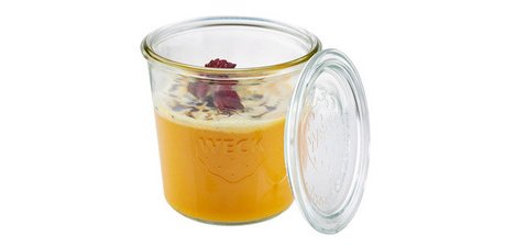 Weck-Glas mit Deckel, 370 ml, Set mit 3 Stück