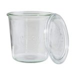 Bocal Weck avec couvercle, 580 ml, set de 2