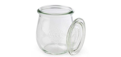 Bocal Weck avec couvercle, forme tulipe, 220 ml, set x12