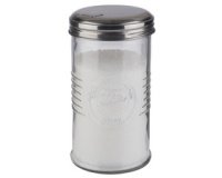 Suikerstrooier OLD FASHIONED, roestvrij staal/ glas