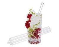 Paille, en verre, longueur : 150 mm