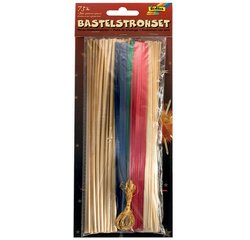 Kit de pailles de bricolage, 75 pièces, pailles +