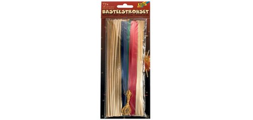 Kit de pailles de bricolage, 75 pièces, pailles +