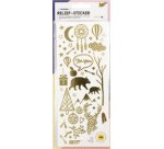 Sticker en relief NOEL, format feuille: 100 x 240 mm