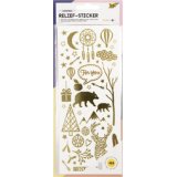 Sticker en relief NOEL, format feuille: 100 x 240 mm