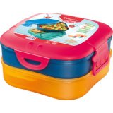 PICNIK Boîte à déjeuner KIDS CONCEPT 3en1, 1,4 l, rose
