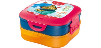 PICNIK Boîte à déjeuner KIDS CONCEPT 3en1, 1,4 l, rose