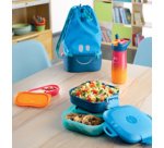 PICNIK Boîte à déjeuner KIDS CONCEPT 3en1, 1,4 l, bleu