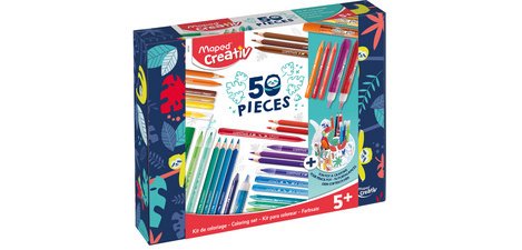 Creativ Kit de coloriage COLOURING KIT, 50 pièces