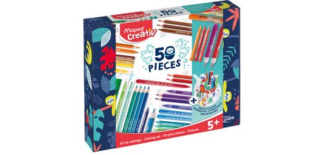 Creativ Kit de coloriage COLOURING KIT, 50 pièces