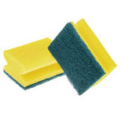 Scotch-Brite Eponge universelle DELICATE, couleur:jaune/bleu