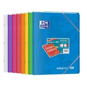 Cahier piqûre EasyBOOK MAX, 240 x 320 mm, assorti