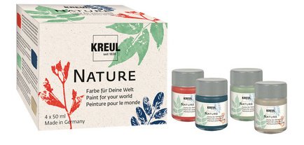 Peinture créative Nature, set de 4 x 50 ml