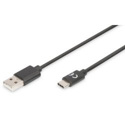 Câble de connexion USB 2.0, USB-C - USB-A, 1,0 m