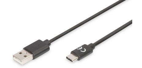 Câble de connexion USB 2.0, USB-C - USB-A, 1,8 m