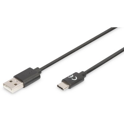 Câble de connexion USB 2.0, USB-C - USB-A, 1,0 m